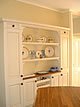 View of kitchen cupboard